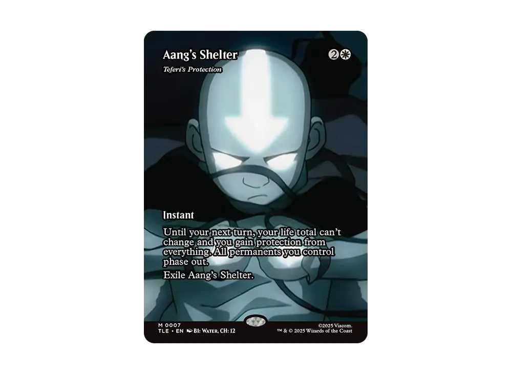 テフェリーの防御 M :Foil :ボーダーレス版 [TLE 0007]【英語版】(アバター 伝説の少年アン)