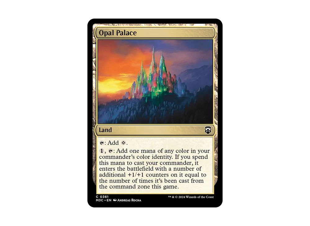 Opal Palace C :Foil [M3C 0361]【英語版】(モダンホライゾン 3)