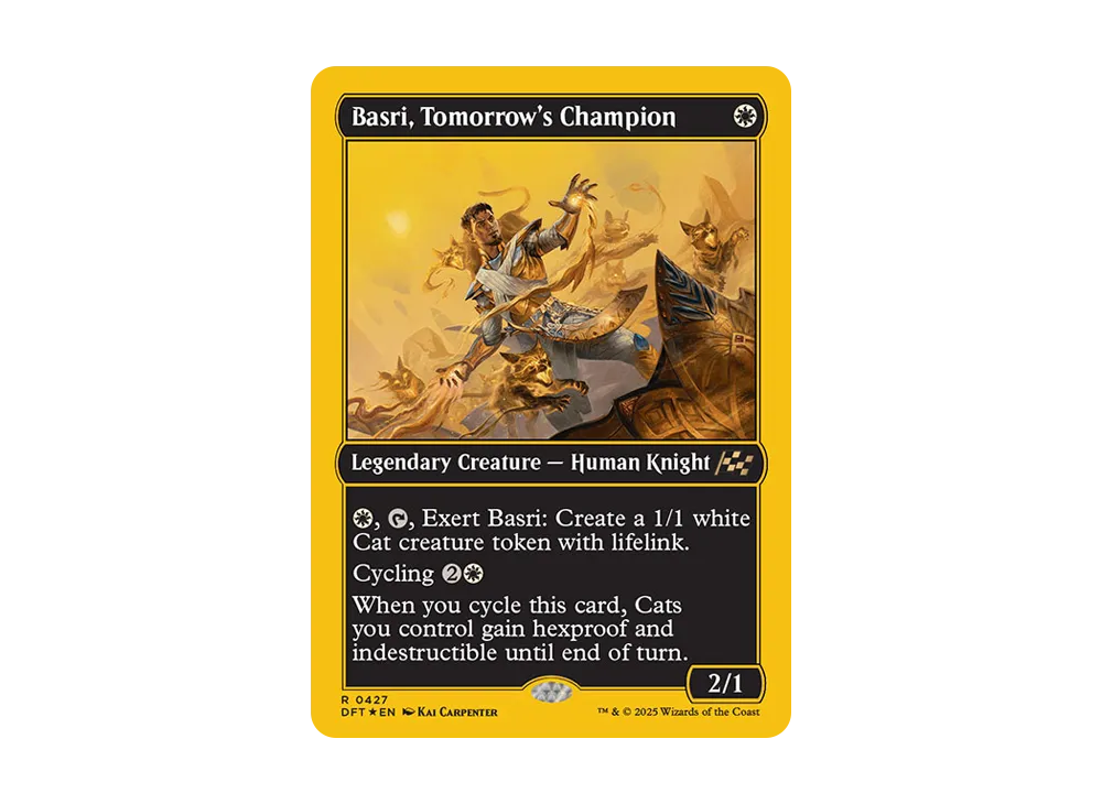 未来の優勝者、バスリ R :Foil [DFT 0427]【英語版】(霊気走破)