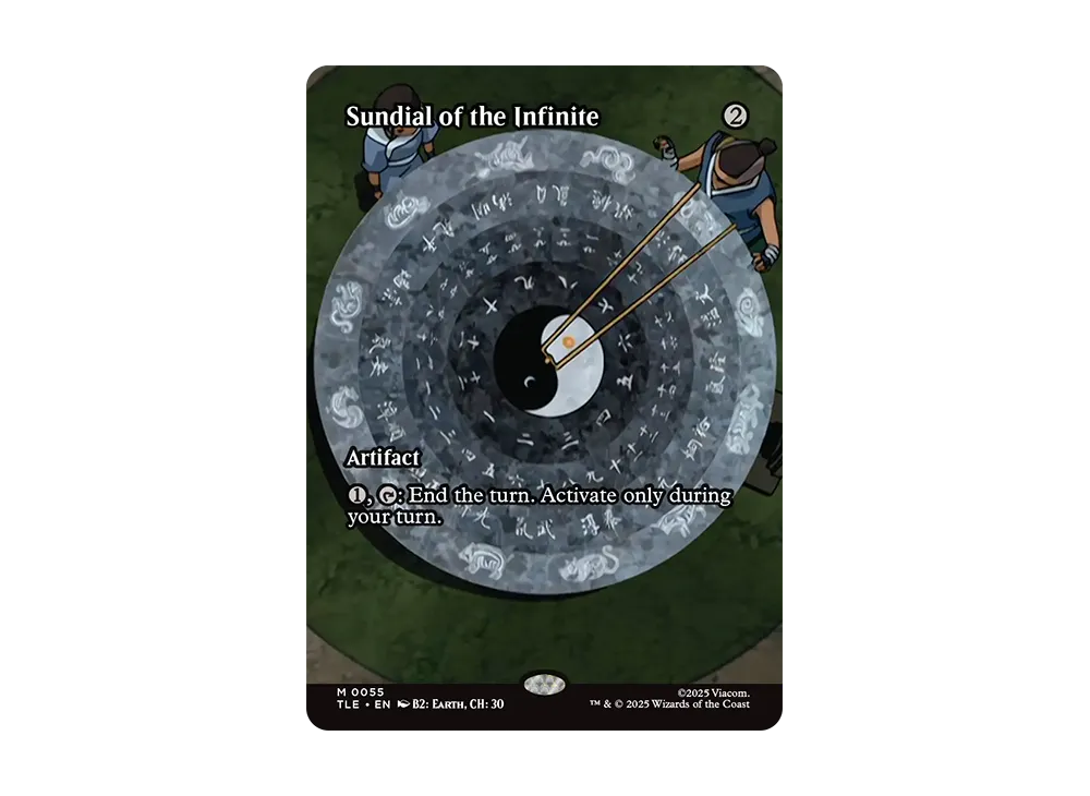 無限の日時計 M :Foil :ボーダーレス版 [TLE 0055]【英語版】(アバター 伝説の少年アン)