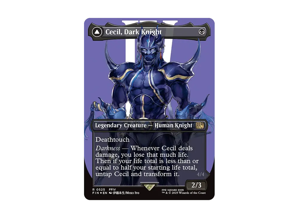 暗黒騎士、セシル　覚醒のパラディン、セシル　拡張　Foil MTG 覚醒のパラディン、セシル 暗黒騎士、セシル【Foil】FF