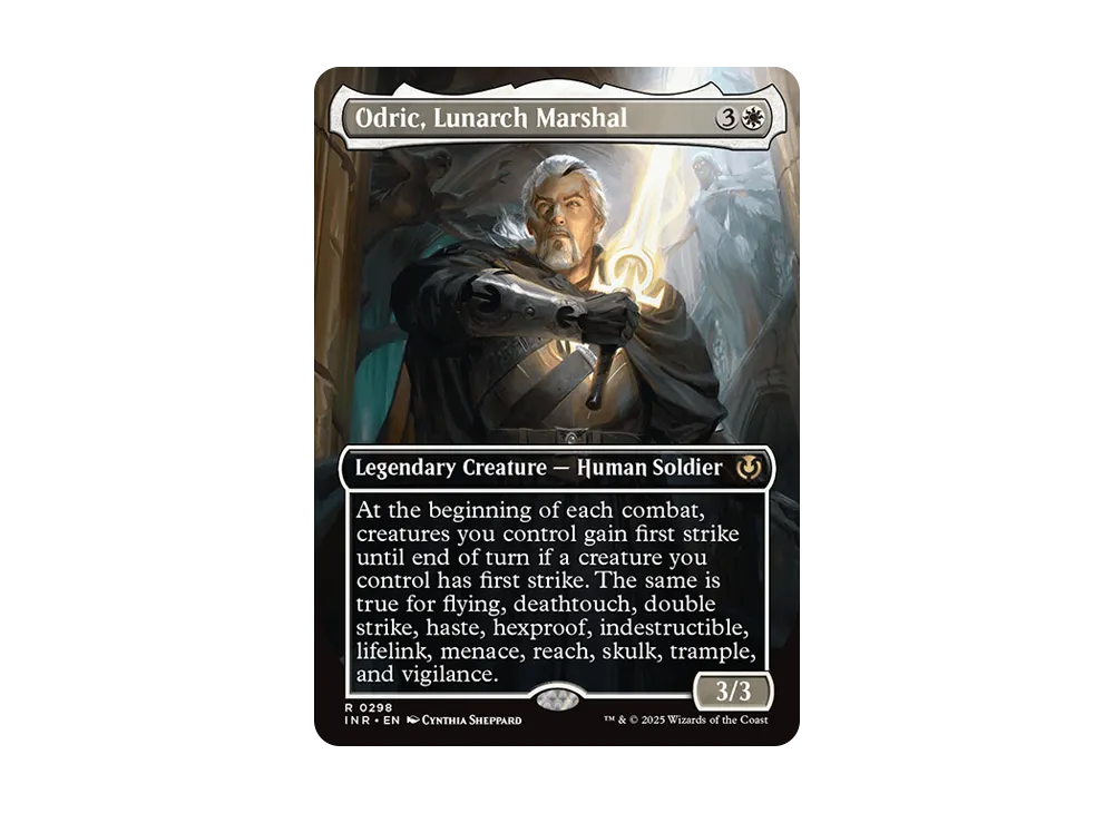 月皇の司令官、オドリック R :Foil :ボーダーレス版 [INR 0298]【英語版】(イニストラード・リマスター)