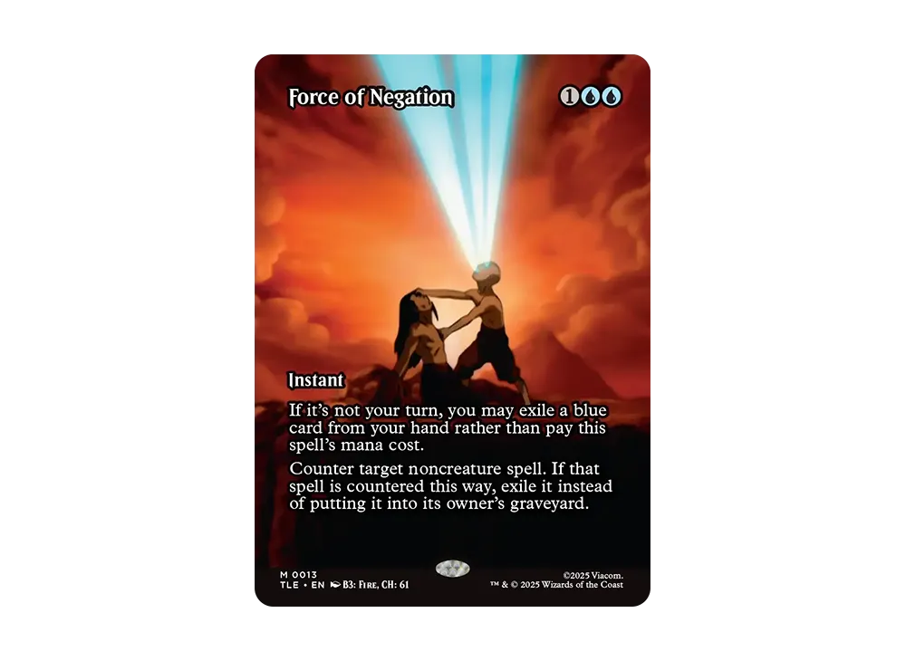 否定の力 M :Foil :ボーダーレス版 [TLE 0013]【英語版】(アバター