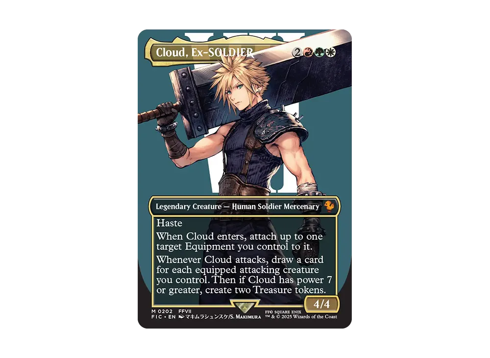 MTG FF 元ソルジャー、クラウド foil M 0202 FFVII ミントモール / MINT GAMES MTG(東日本橋) / 【FIC】【JPN】《元
