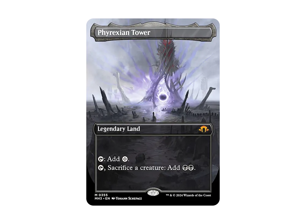 Phyrexian Tower M :Foil :ボーダーレス版 [MH3 0355]【英語版】(モダンホライゾン 3)