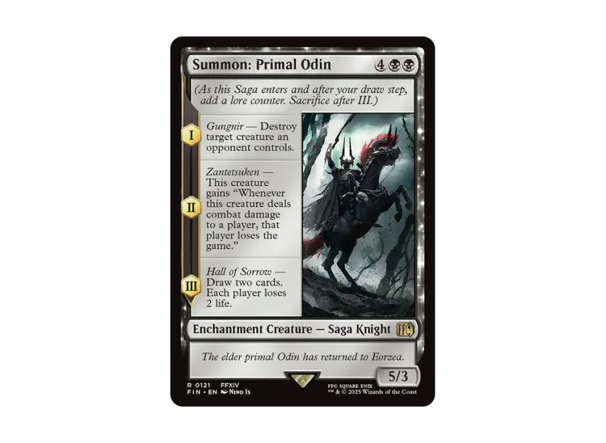 final fantasy odin mtg Magic: The GatheringFINAL FANTASY Summon: Primal 100ct DECK PR Ultra PRO International FINAL FANTASY Prerelease Promo Type Ultra PRO - Final Fantasy