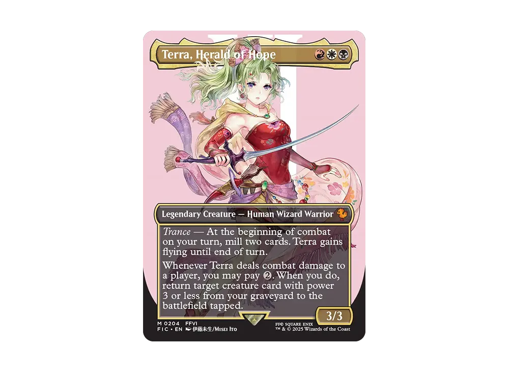 魔導の力を持つ少女、ティナ M :Foil :ボーダーレス版 [FIC 0204