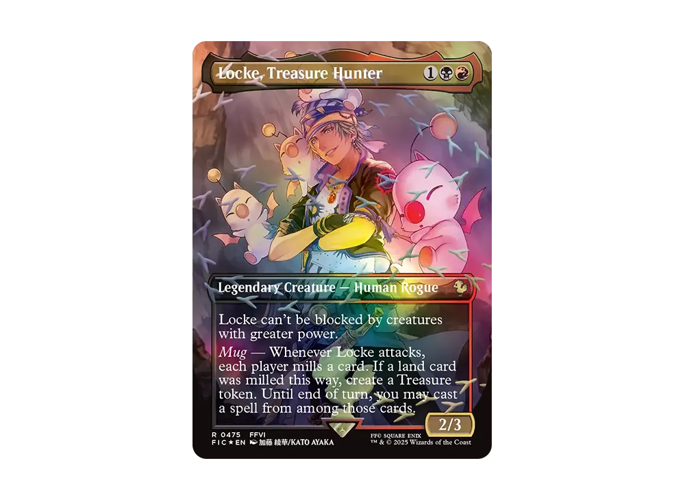 トレジャーハンター、ロック R :フォイル :ボーダーレス版 [FIC 0475