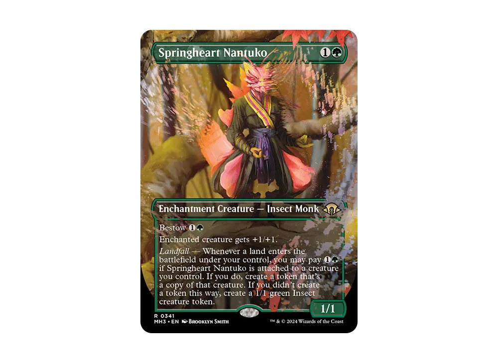 Springheart Nantuko R :Foil :ボーダーレス版 [MH3 0341]【英語版】(モダンホライゾン 3)