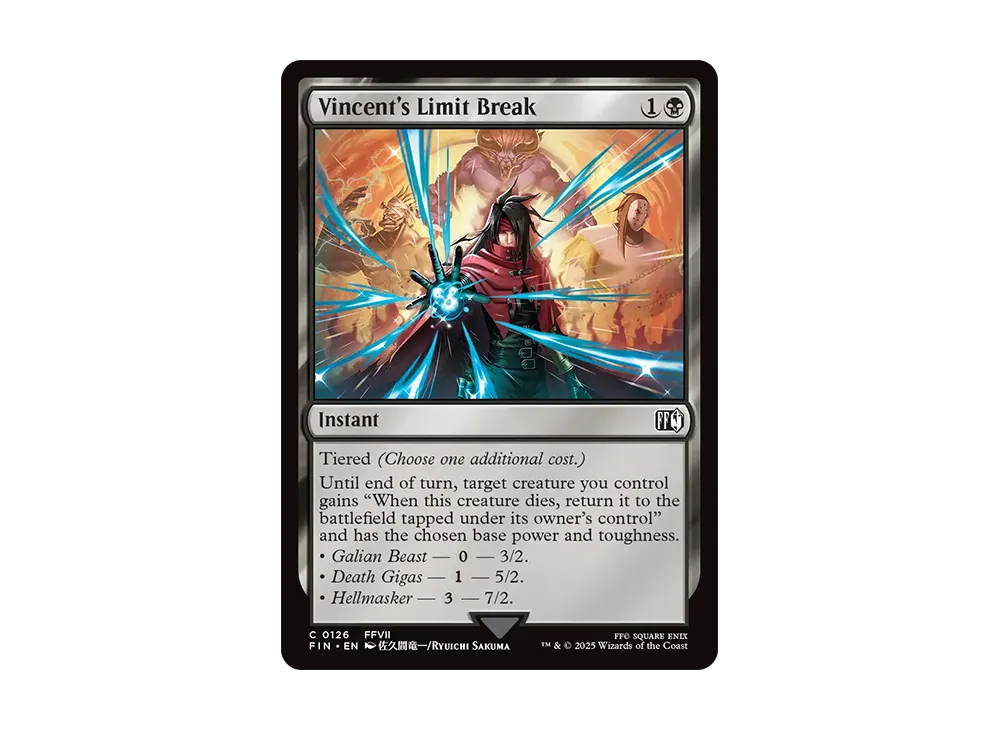 Vincent's Limit Break C :Foil [FIN 0126] [EN](FINAL FANTASY) | SNKRDUNK