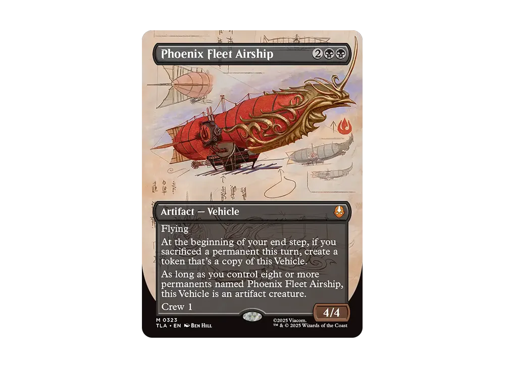 不死鳥艦隊の飛行船 M :Foil :ボーダーレス版 [TLA 0323]【英語版