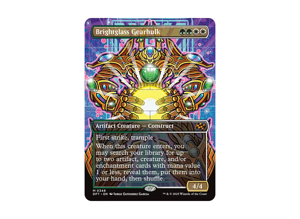 ボーダーレス▽多色神話▽MTG▽ 霊気走破 ▽ 輝晶の機械巨人 2枚組 輝