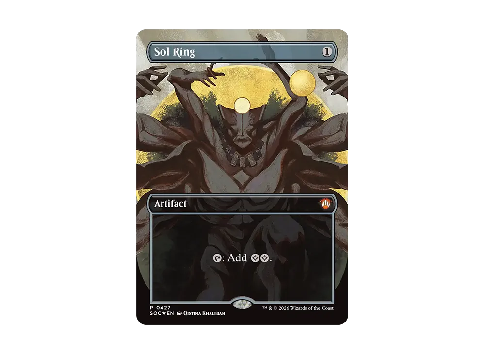Sol Ring P :Foil :Borderless [SOC 0427][EN](Codex Bundle "Secrets of  Strixhaven") | SNKRDUNK