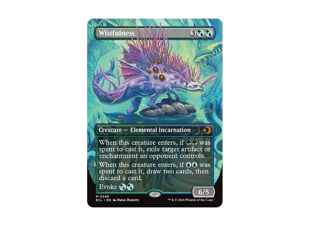 Wistfulness M :Foil :Borderless [ECL 0296] [EN] (Lorwyn Eclipsed