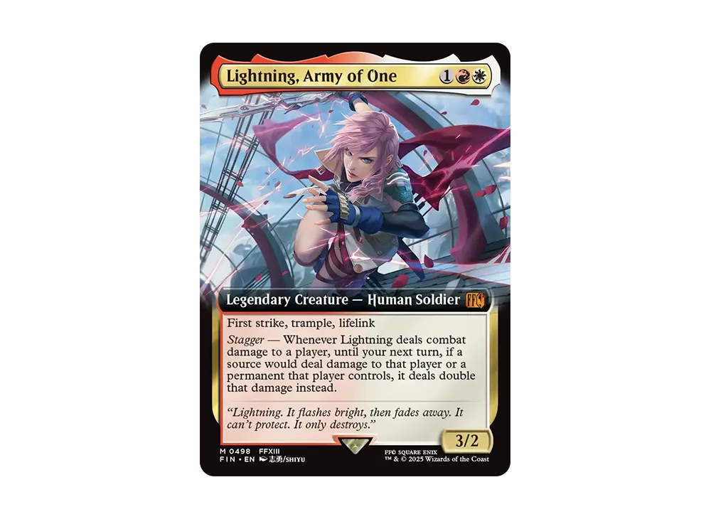 シーンドライブ、ライトニング M :Foil [FIN 0498]【英語版】(ファイナルファンタジー)