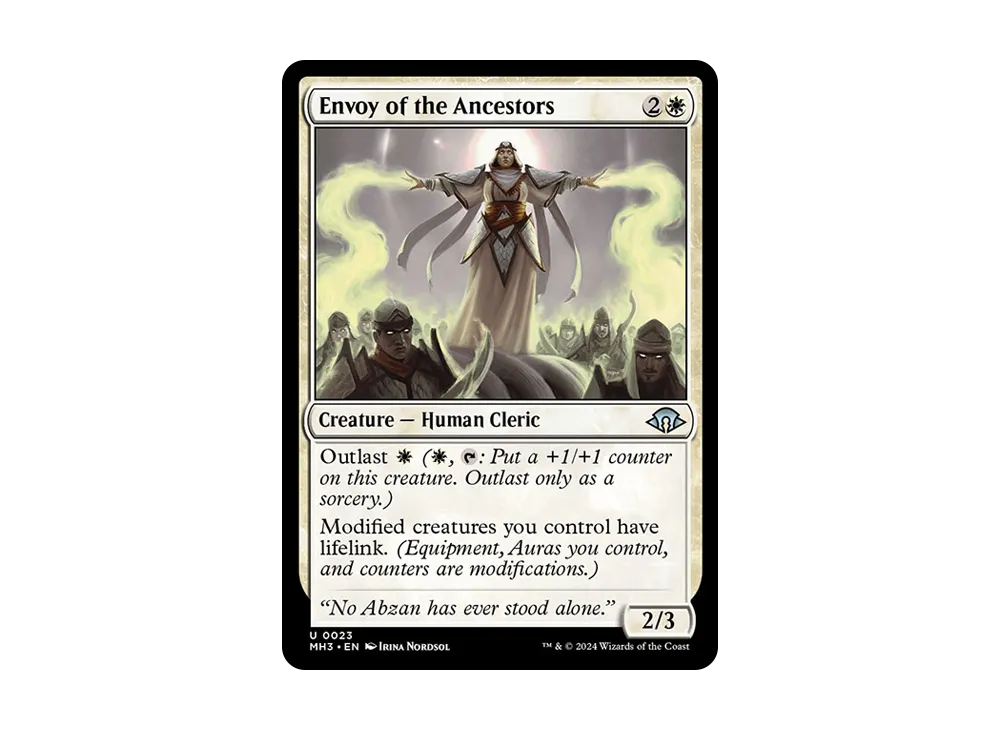 Envoy of the Ancestors U :Foil [MH3 0023]【英語版】(モダンホライゾン 3)