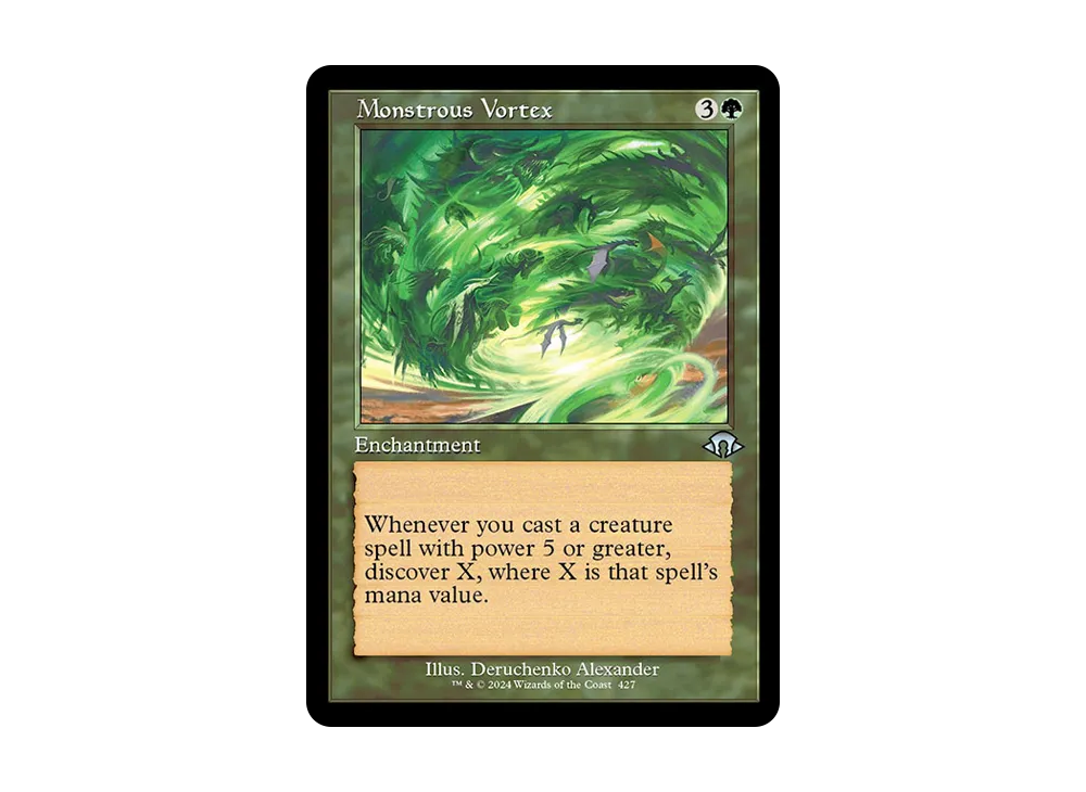 Monstrous Vortex U :Foil :Retro Frame [MH3 427] [EN](Modern Horizons 3 ...