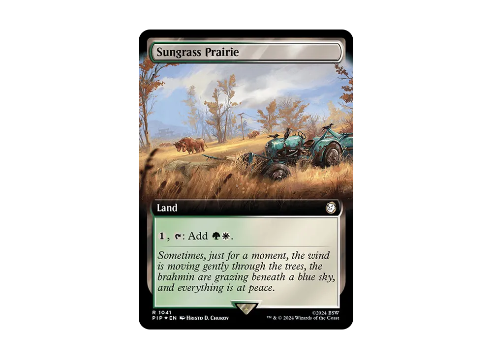 サングラスの大草原 R :Foil [PIP 1041]【英語版】(フォールアウト)