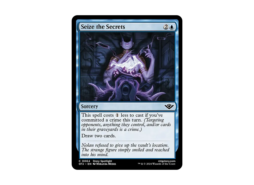 秘密の押収 C :Foil [OTJ 0064]【英語版】(サンダー・ジャンクションの無法者)
