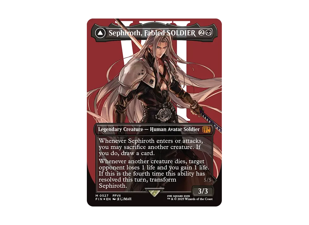 all sephiroth cards mtg Magic The Gathering - Universes Beyond - Final Fantasy If this is the fourth time this ability has resolved this turn Ultra Rare Final Fantasy MTG