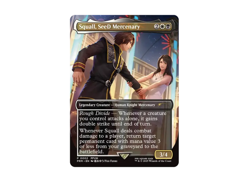 mtg final fantasy squall COMMANDER Deck Box -final VIII 3 Toughness Final Fantasy Squall Mtg |