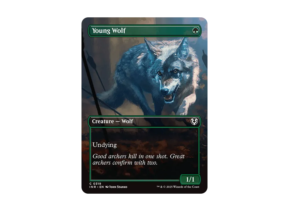 若き狼 C :Foil :ボーダーレス版 [INR 0319]【英語版】(イニストラード・リマスター)