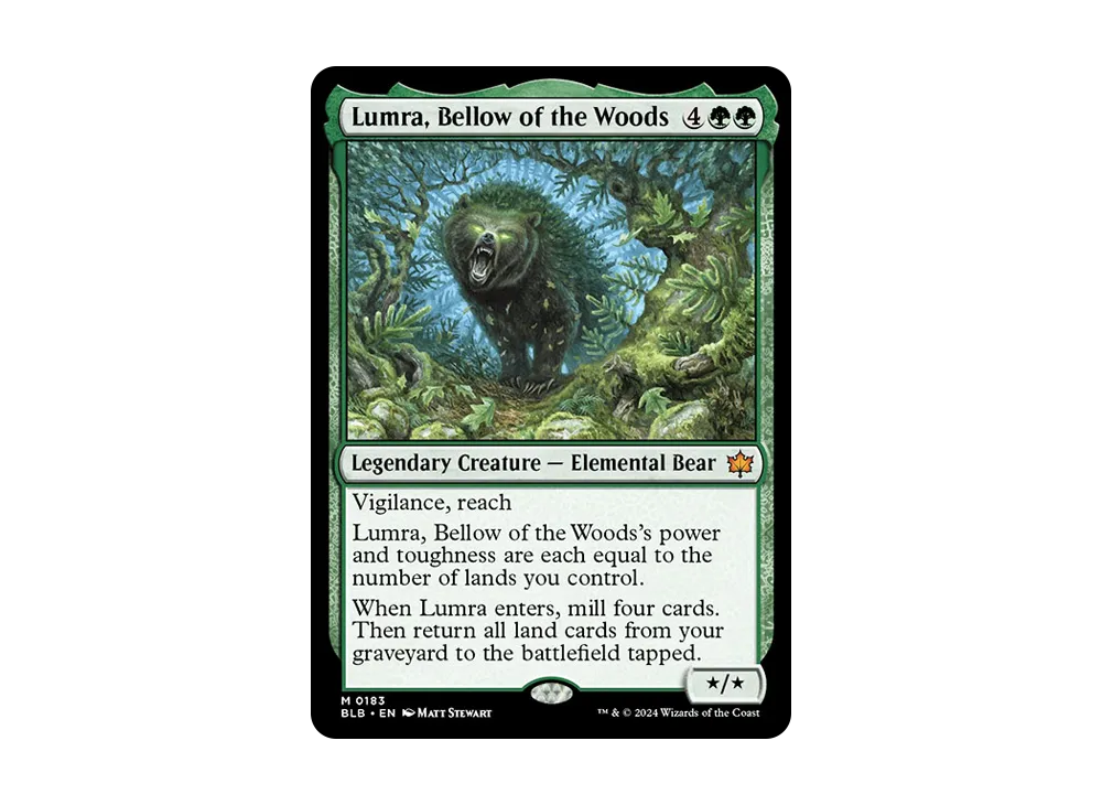 森の轟き、ルムラ M :Foil [BLB 0183]【英語版】(ブルームバロウ)の