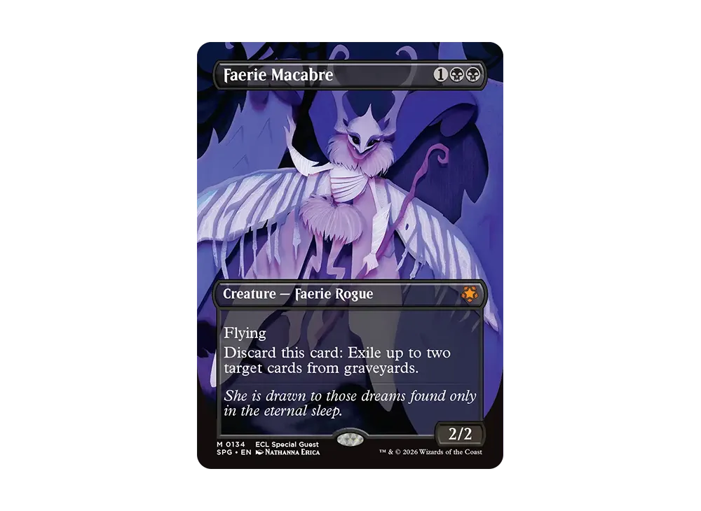 フェアリーの忌み者Faerie Macabre 英語 4枚 SPG Foil 【公式通販】