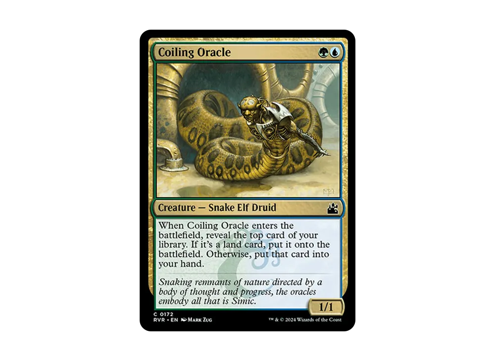 とぐろ巻きの巫女 C :Foil [RVR 0172]【英語版】(ラヴニカ・リマスター)