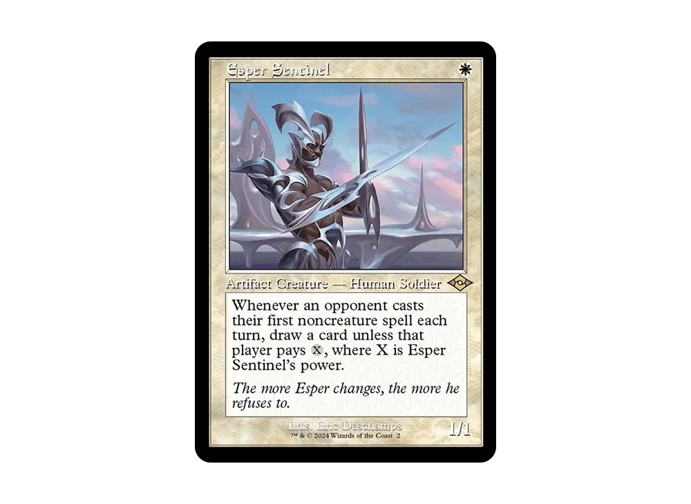 Esper Sentinel R :Foil :旧枠版 [MH3 2]【英語版】(モダンホライゾン 3)