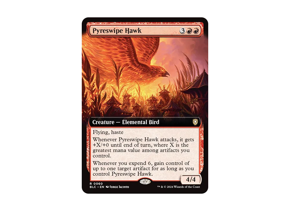 Pyreswipe Hawk R [BLC 0060] [EN](Bloomburrow) | SNKRDUNK