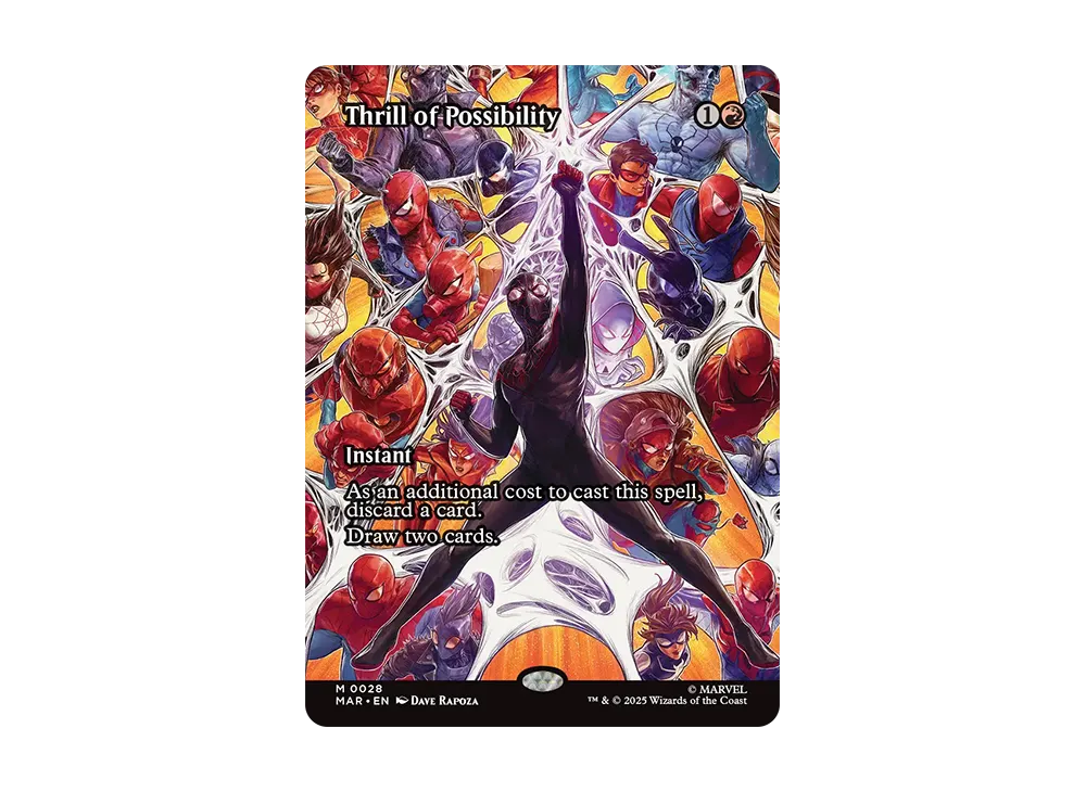 胸躍る可能性 M :Foil :ボーダーレス版 [MAR 0028]【英語版】(マーベル スパイダーマン)