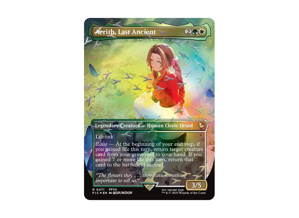 最後の古代種エアリス R :フォイル :ボーダーレス版 [FIC 0471]【英語