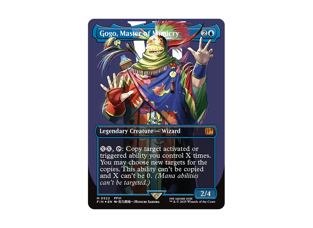 gogo final fantasy mtg Magic The Gathering - Universes Beyond - (Mana abilities cant be targeted.) Gogo (Final Fantasy VI) |