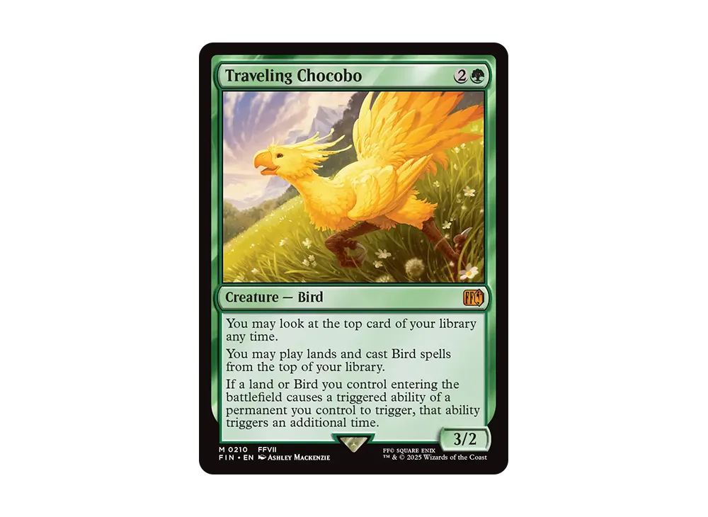 Traveling Chocobo M :Foil [FIN 0210] [EN](FINAL FANTASY