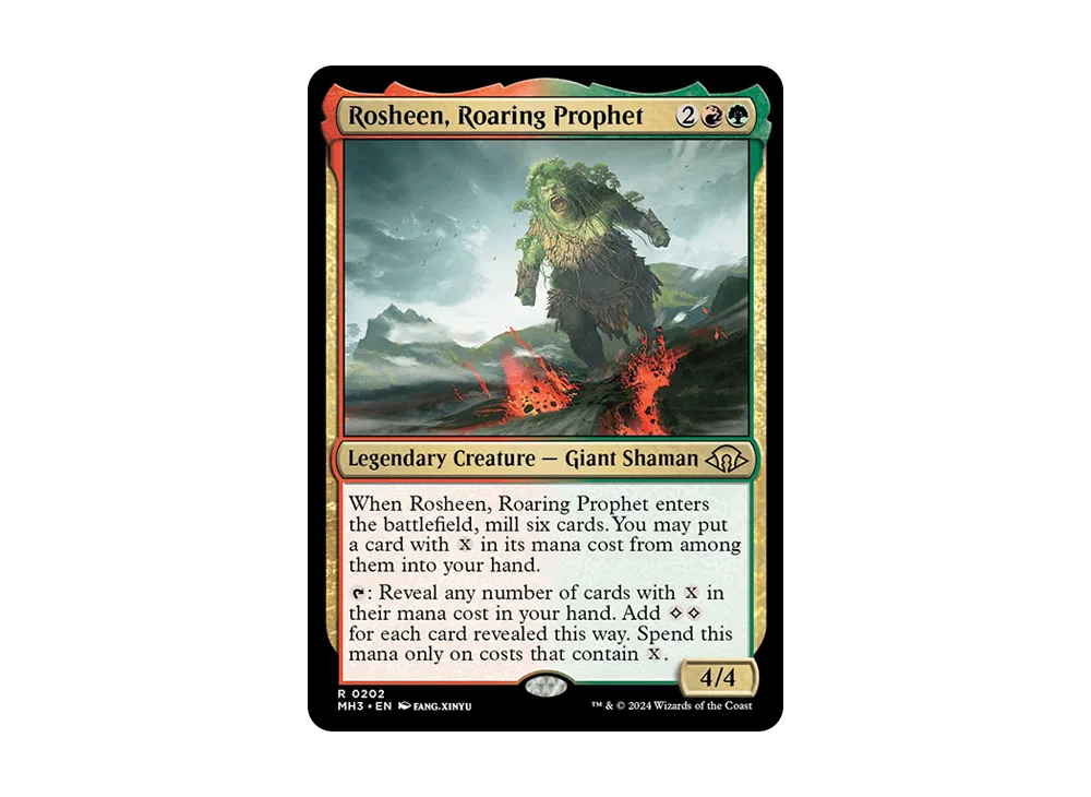 Rosheen Roaring Prophet R :Foil [MH3 0202]【英語版】(モダンホライゾン 3)