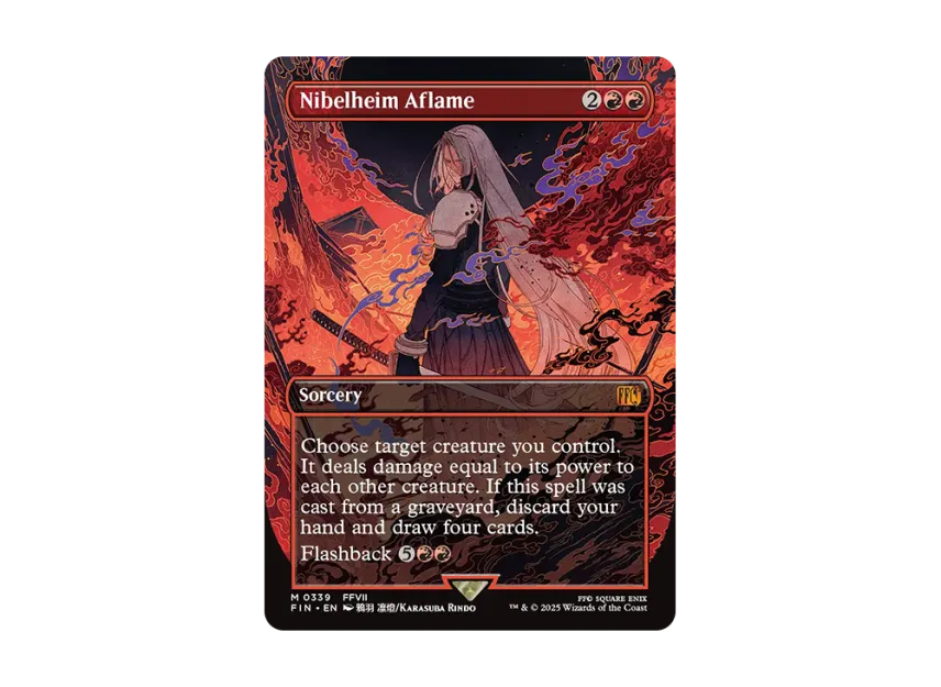 mtg final fantasy nibelheim aflame Nibelheim Aflame Final Fantasy Regular for sale online