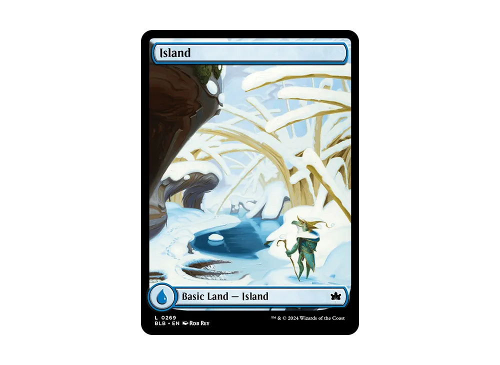 島 (冬) L :Foil [BLB 0269]【英語版】(ブルームバロウ)