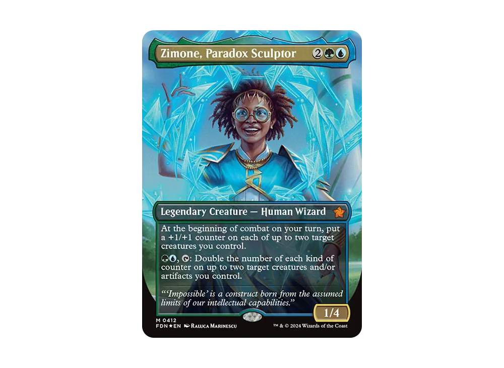 Zimone Paradox Sculptor M :Foil [FDN 0412] [EN](Foundations