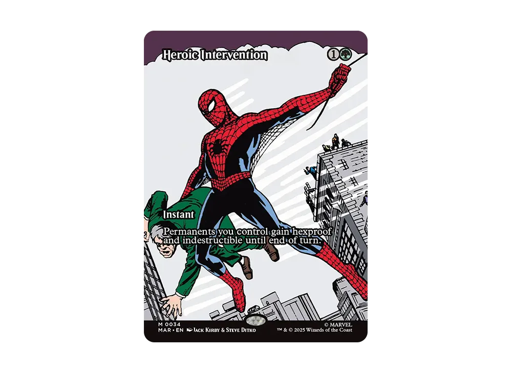 英雄的介入 M :Foil :ボーダーレス版 [MAR 0034]【英語版】(マーベル スパイダーマン)