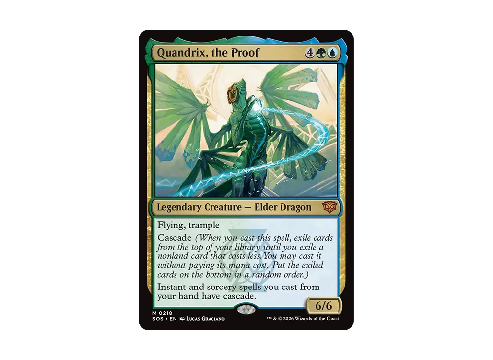 Quandrix, the Proof M :Foil [SOS 0218][EN](Collector Booster "Secrets of  Strixhaven") | SNKRDUNK