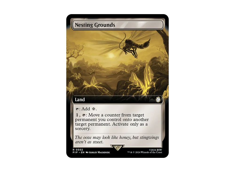 巣ごもりの地 R :Foil [PIP 0502]【英語版】(フォールアウト)