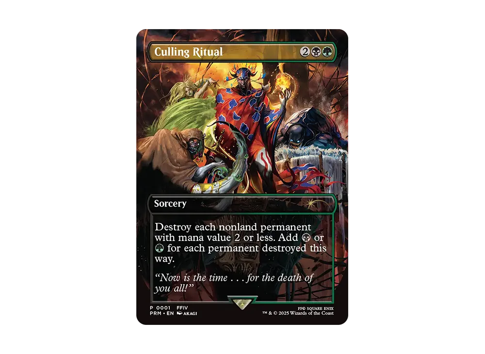 Culling Ritual P [PRN 0001] [EN](Promotional Card FINAL FANTASY