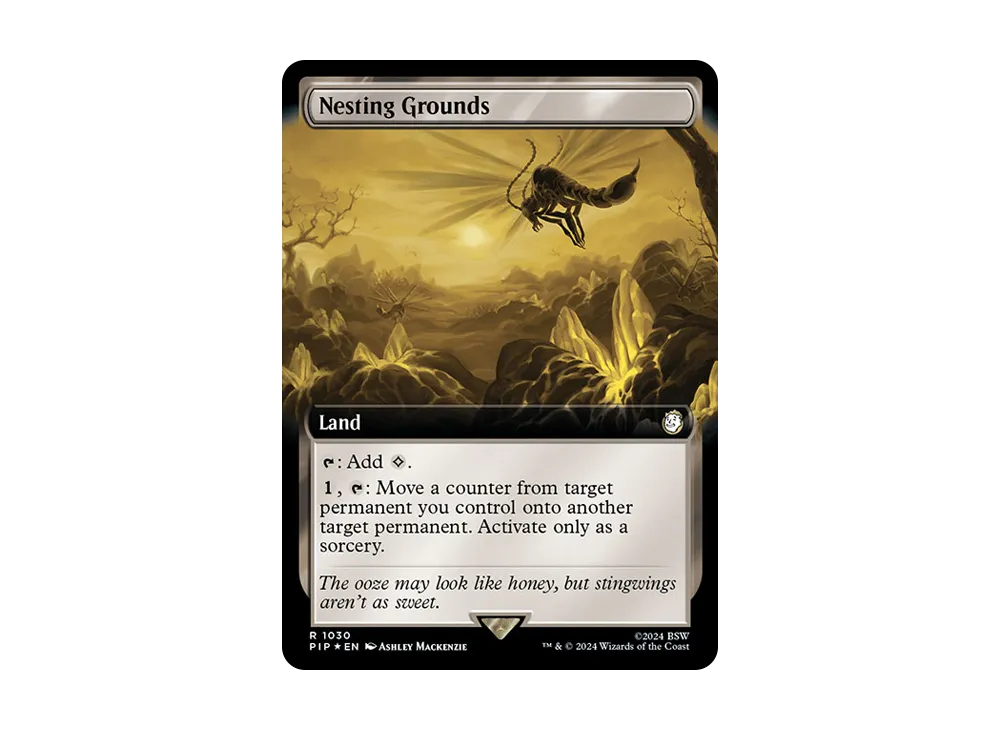 巣ごもりの地 R :Foil [PIP 1030]【英語版】(フォールアウト)