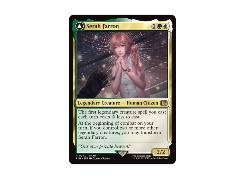 mtg final fantasy serah 26-092H - Full Art Experience the next set of the FINAL FANTASY Trading Card Game one week early with the Emissaries of Light PRE Serah Farron & Crystalized Serah