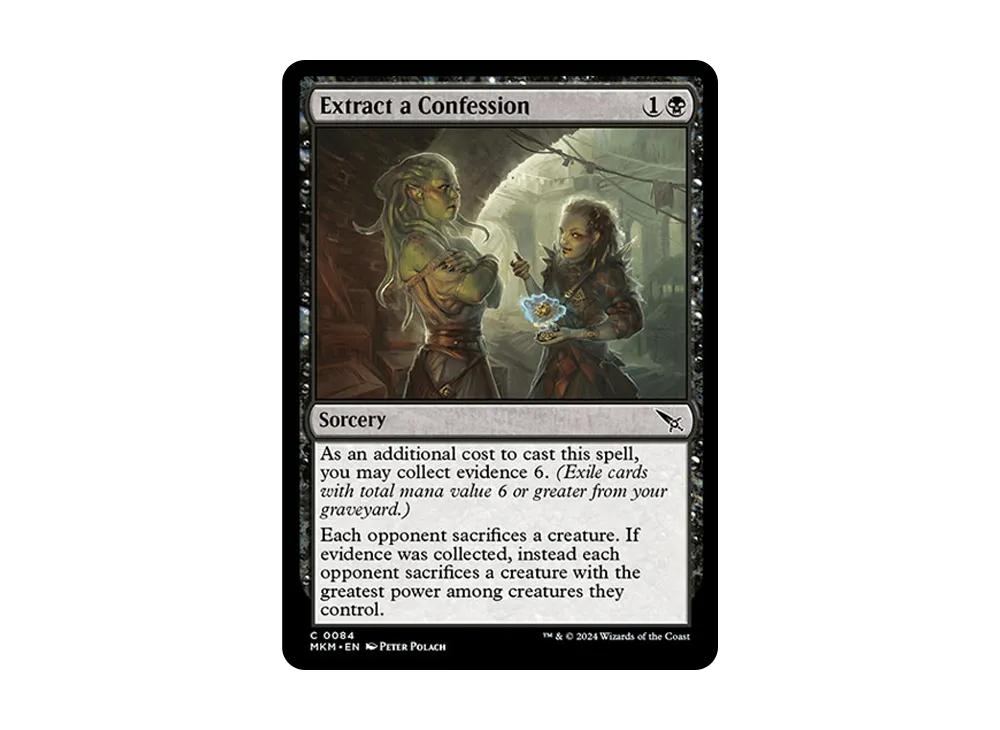 自白勧告 C :Foil [MKM 0084]【英語版】(カルロフ邸殺人事件)