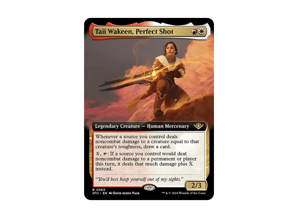 完璧な一射、タイイ・ワキーン R :Foil [OTJ 0365]【英語版】(サンダー・ジャンクションの無法者)