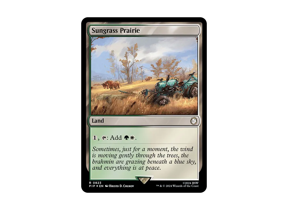 サングラスの大草原 R :Foil [PIP 0823]【英語版】(フォールアウト)