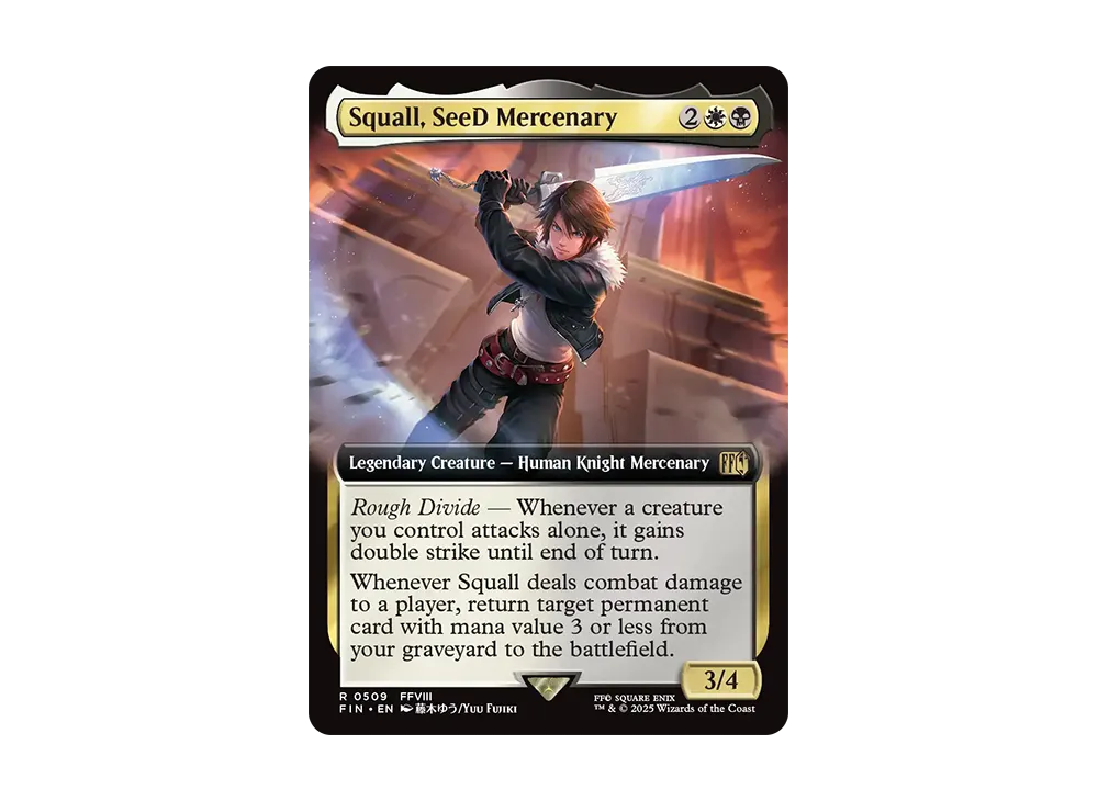 Squall, SeeD Mercenary Magic: The Gathering — FINAL FANTASY