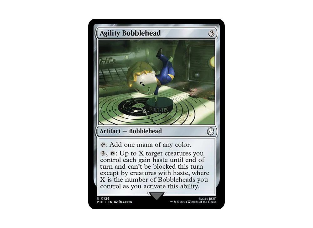 アジリティのボブルヘッド U :Foil [PIP 0126]【英語版】(フォールアウト)